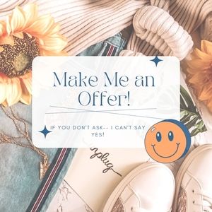 Make me an Offer! You know your closet wants you to...